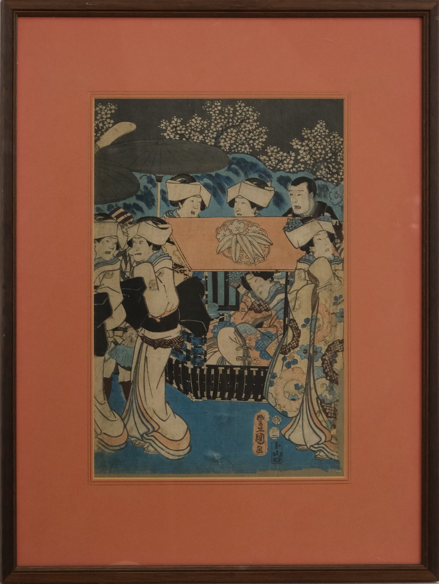 Kunisada - Part of Triptych