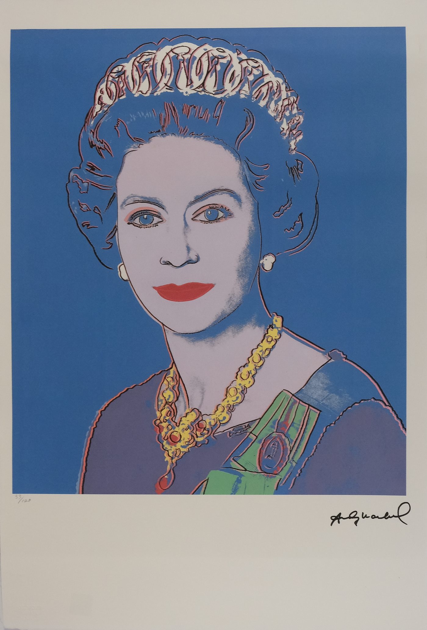 Andy Warhol - Královna Alžběta