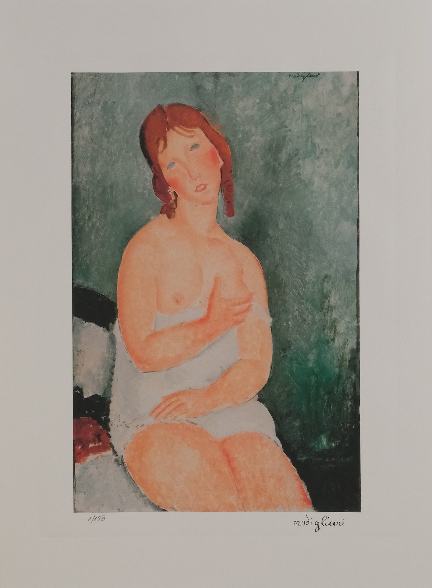 Amedeo Modigliani - Young Woman in a Shirt