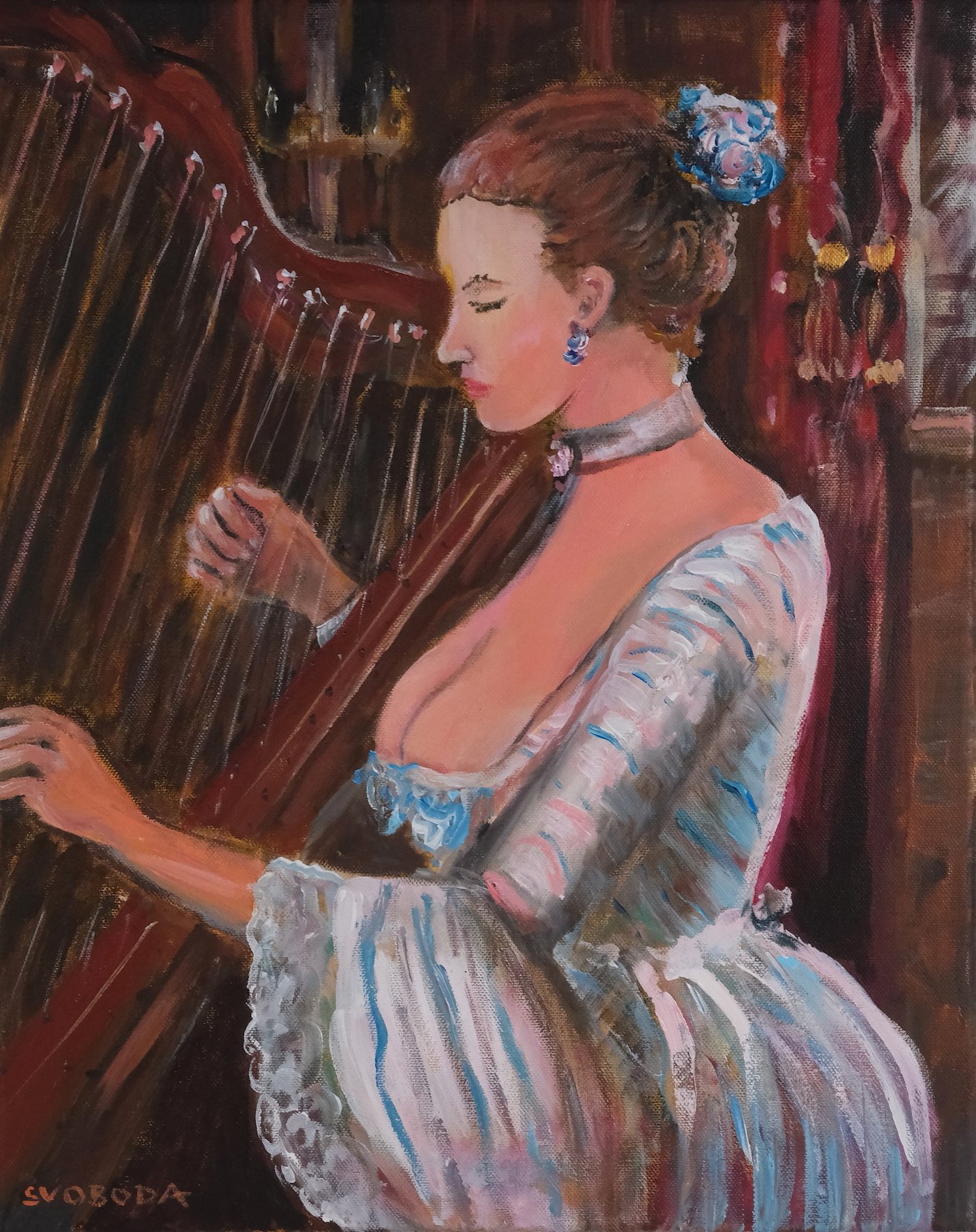 Jaroslav Jerry Svoboda - Dívka s harfou
