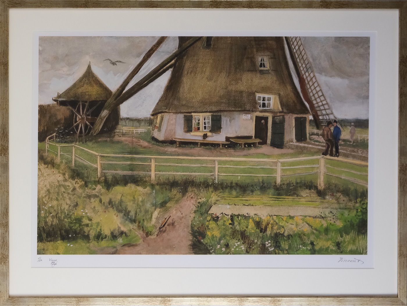 Vincent Van Gogh - The Laakmolen near the Hague
