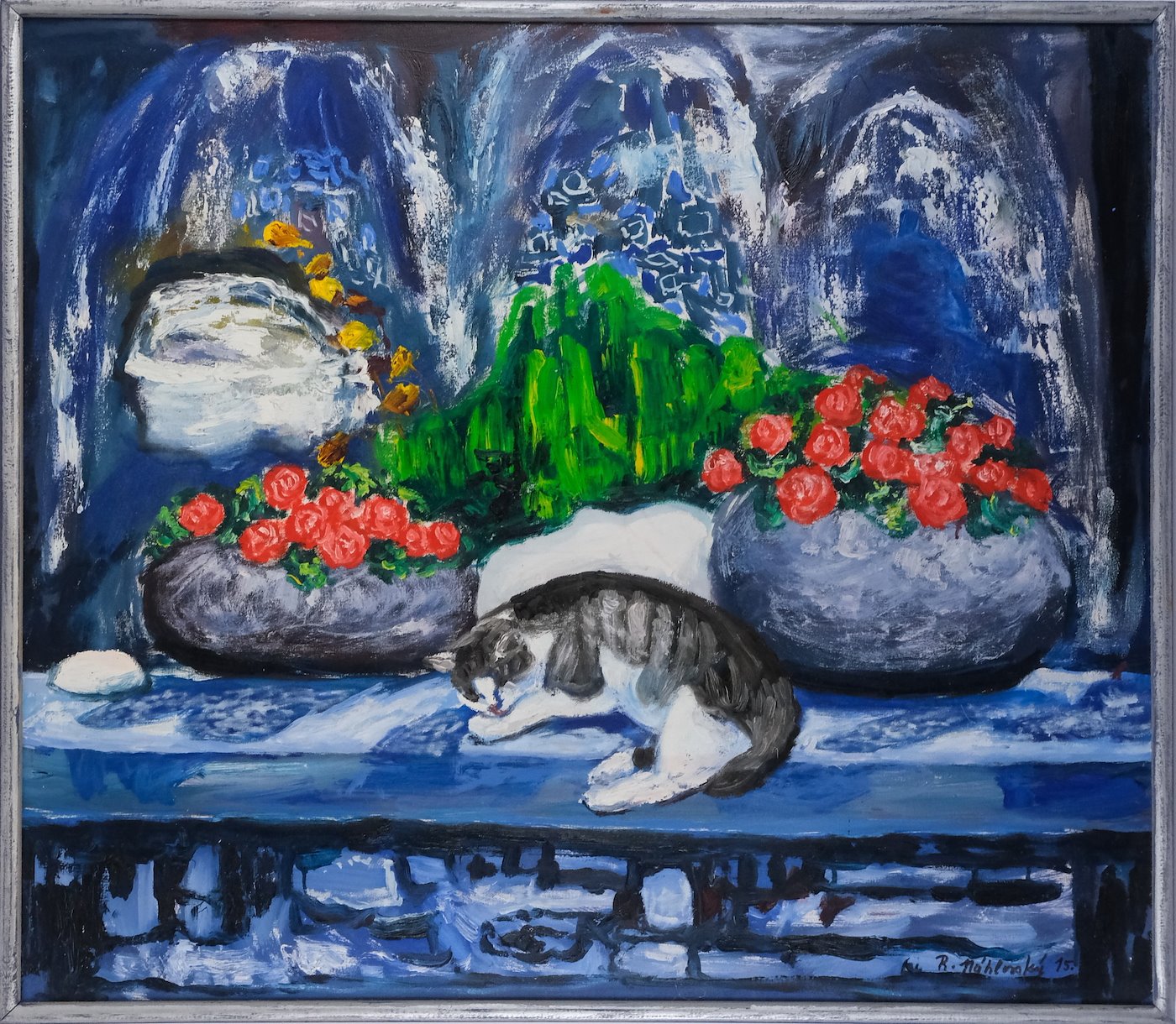 Richard Náhlovský - Odpočívající kočka