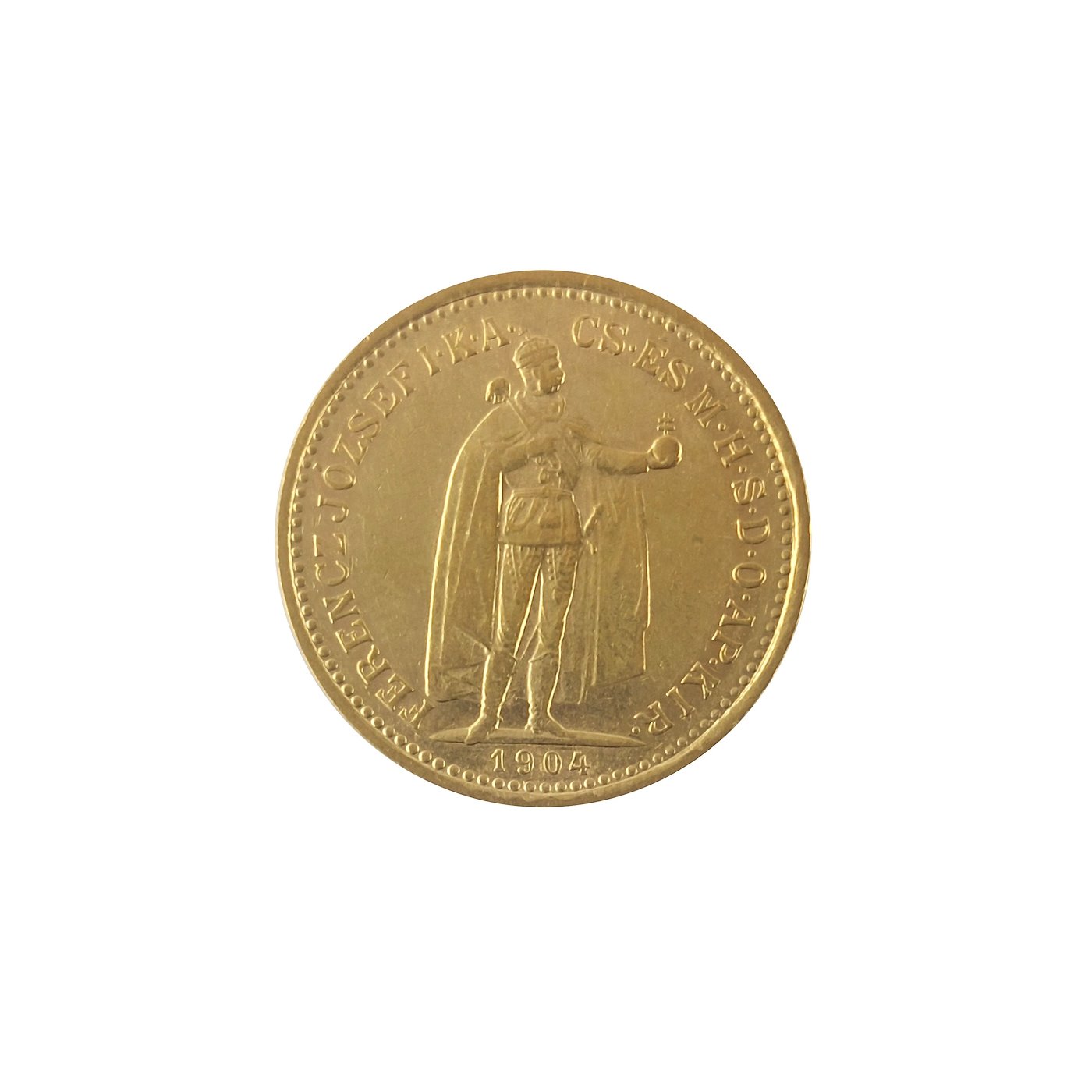 .. - Rakousko Uhersko zlatá 10 Koruna 1904 K.B. uherská