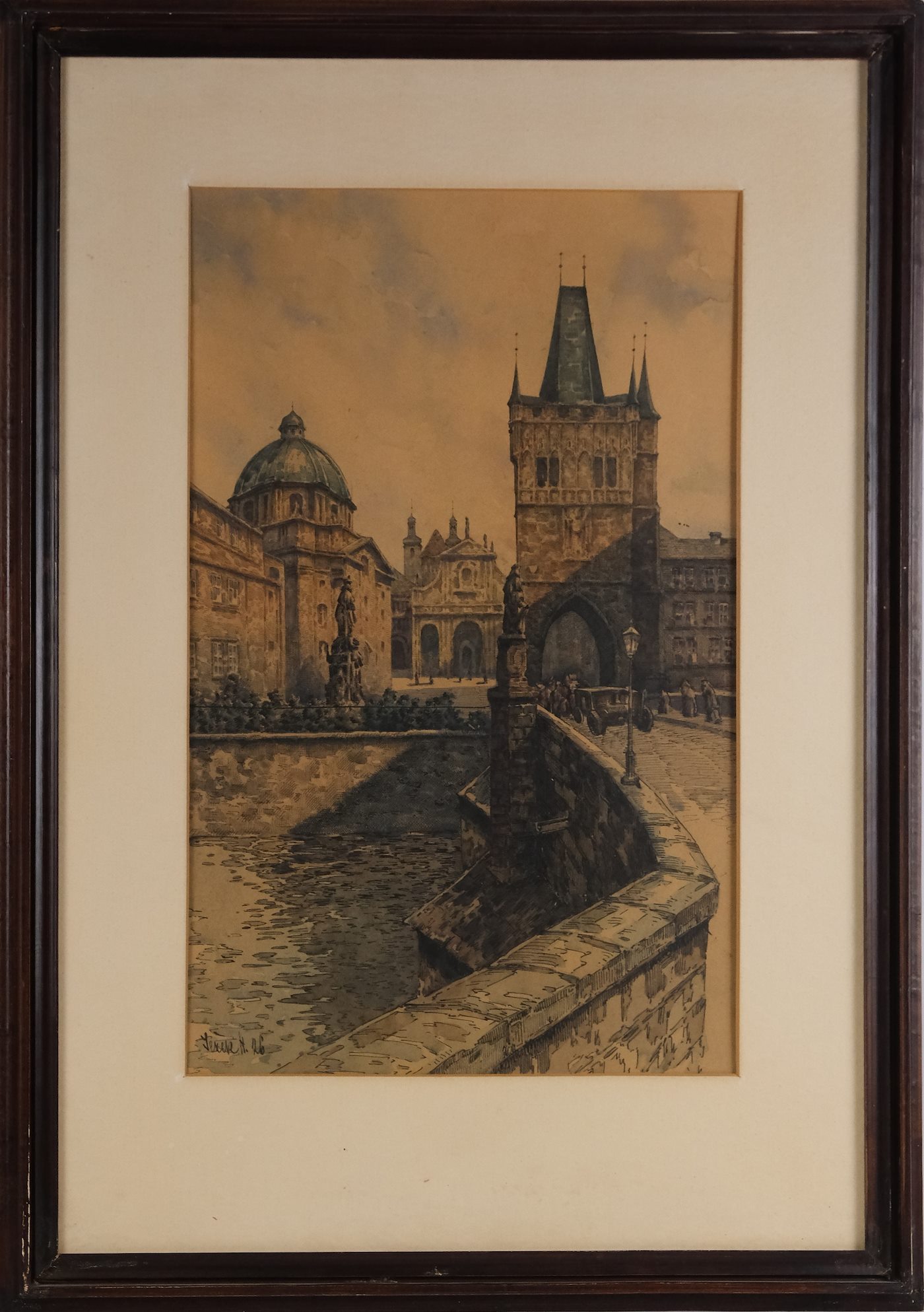 Alois Ježek - Motiv z Karlova mostu