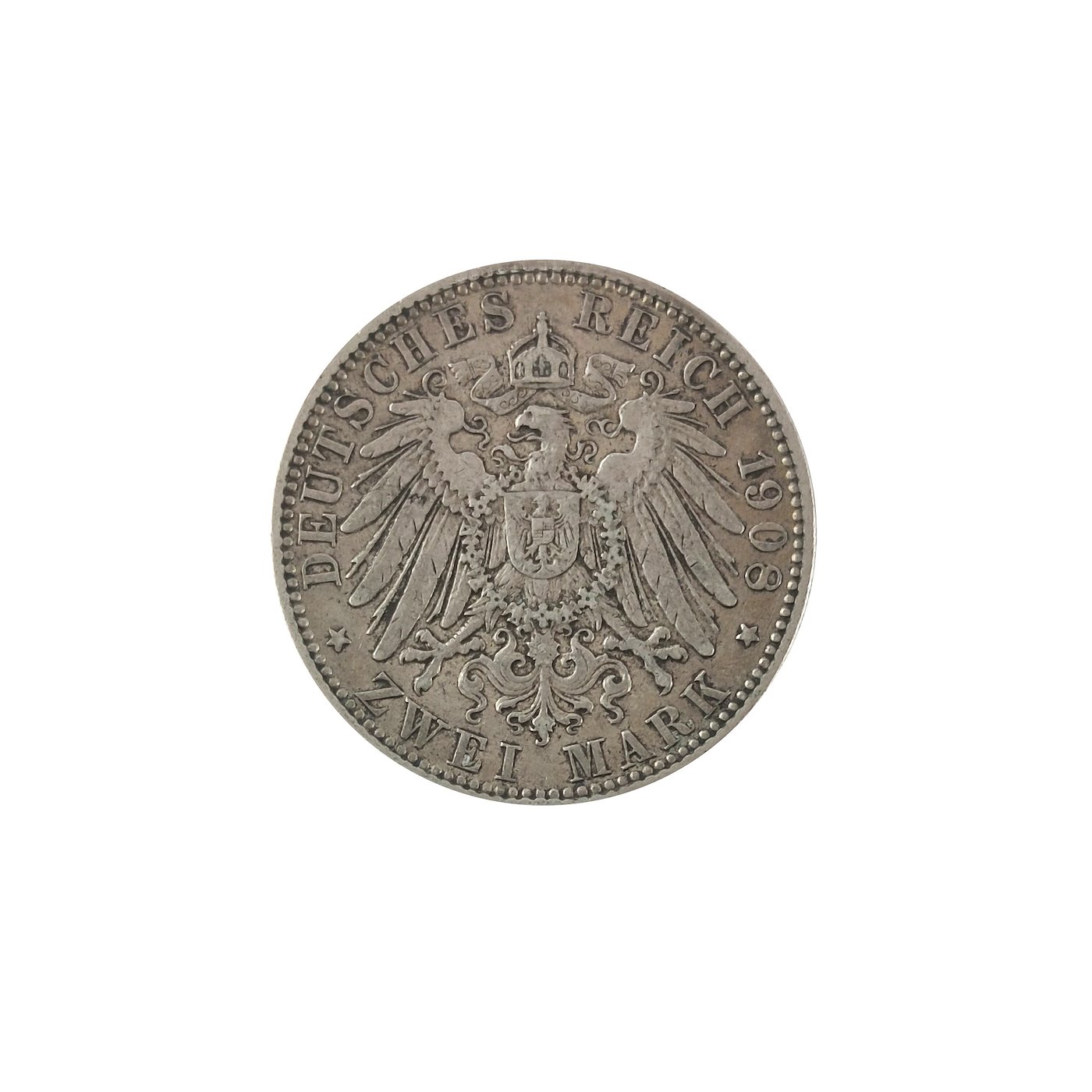 .. - Německo Stříbrná 2 marka Německé státy Hamburg 1908 J 63