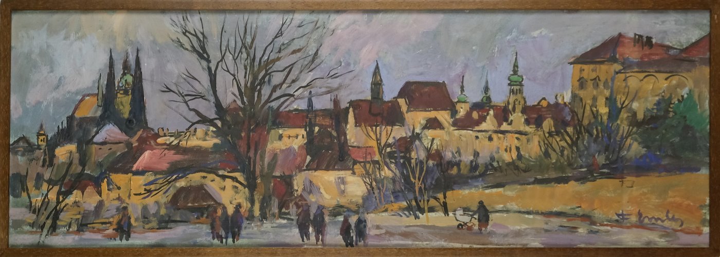 František Emler - Motiv z Vyšehradu