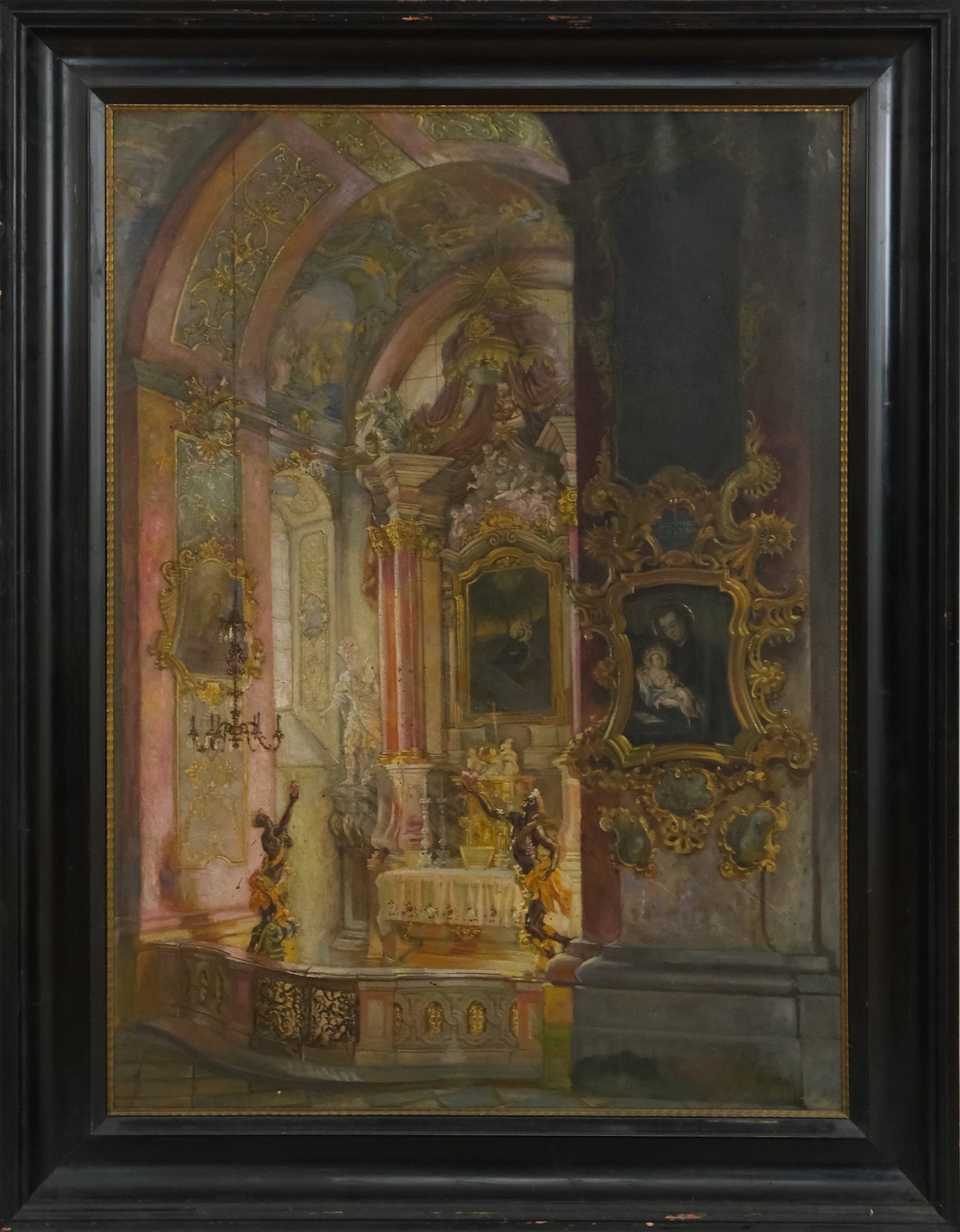 Wilhelm Konrad Uxa - Interiér kostela