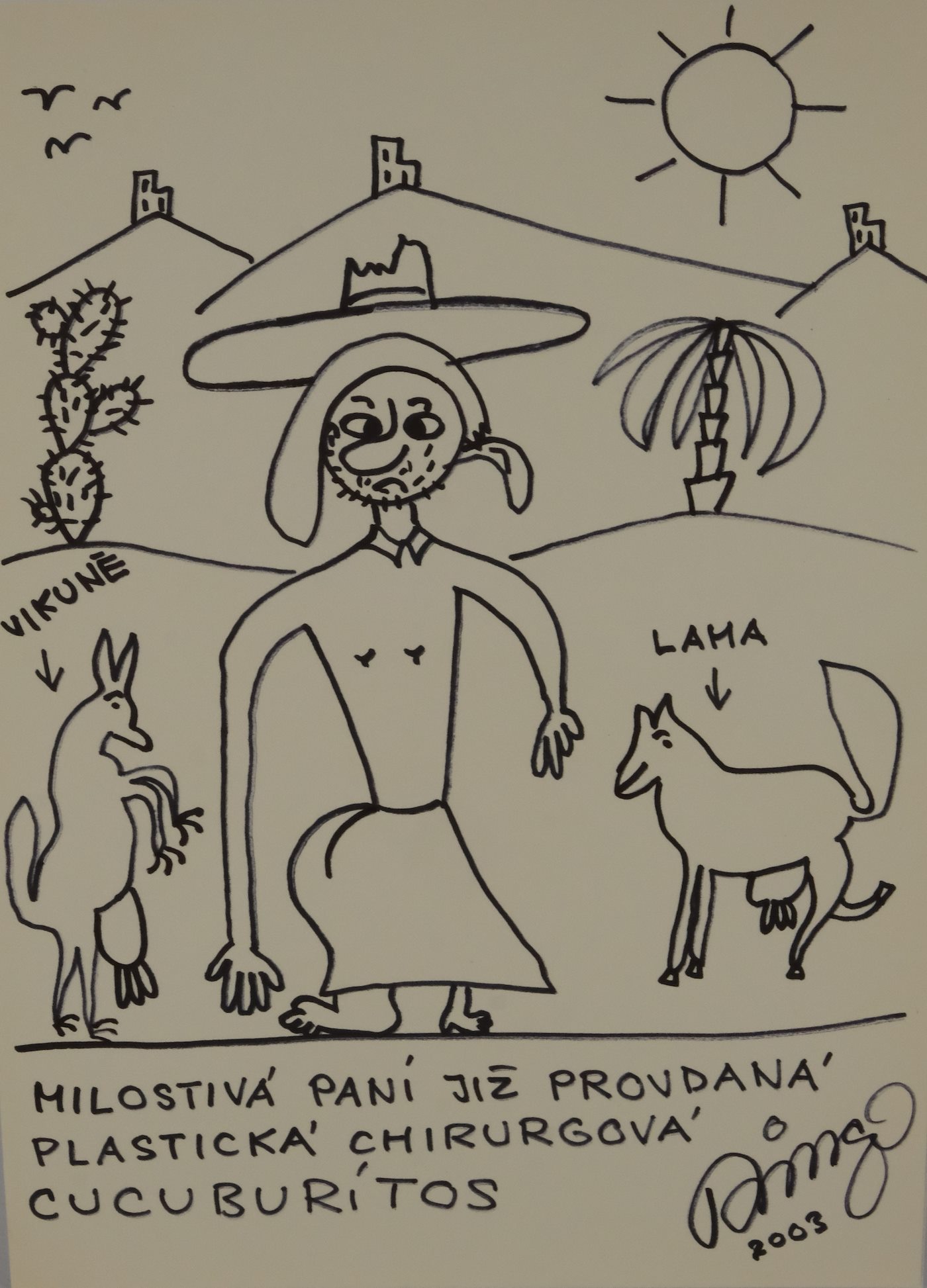 František Ringo Čech - Originál ilustrace knihy "Cucurucuců" (15)