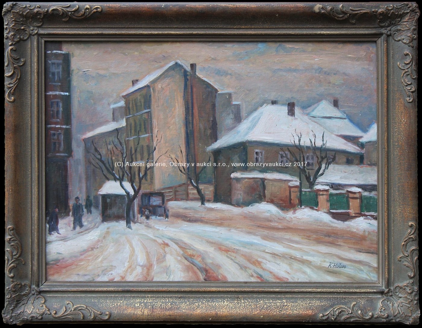 Karel Holan - Město v zimě