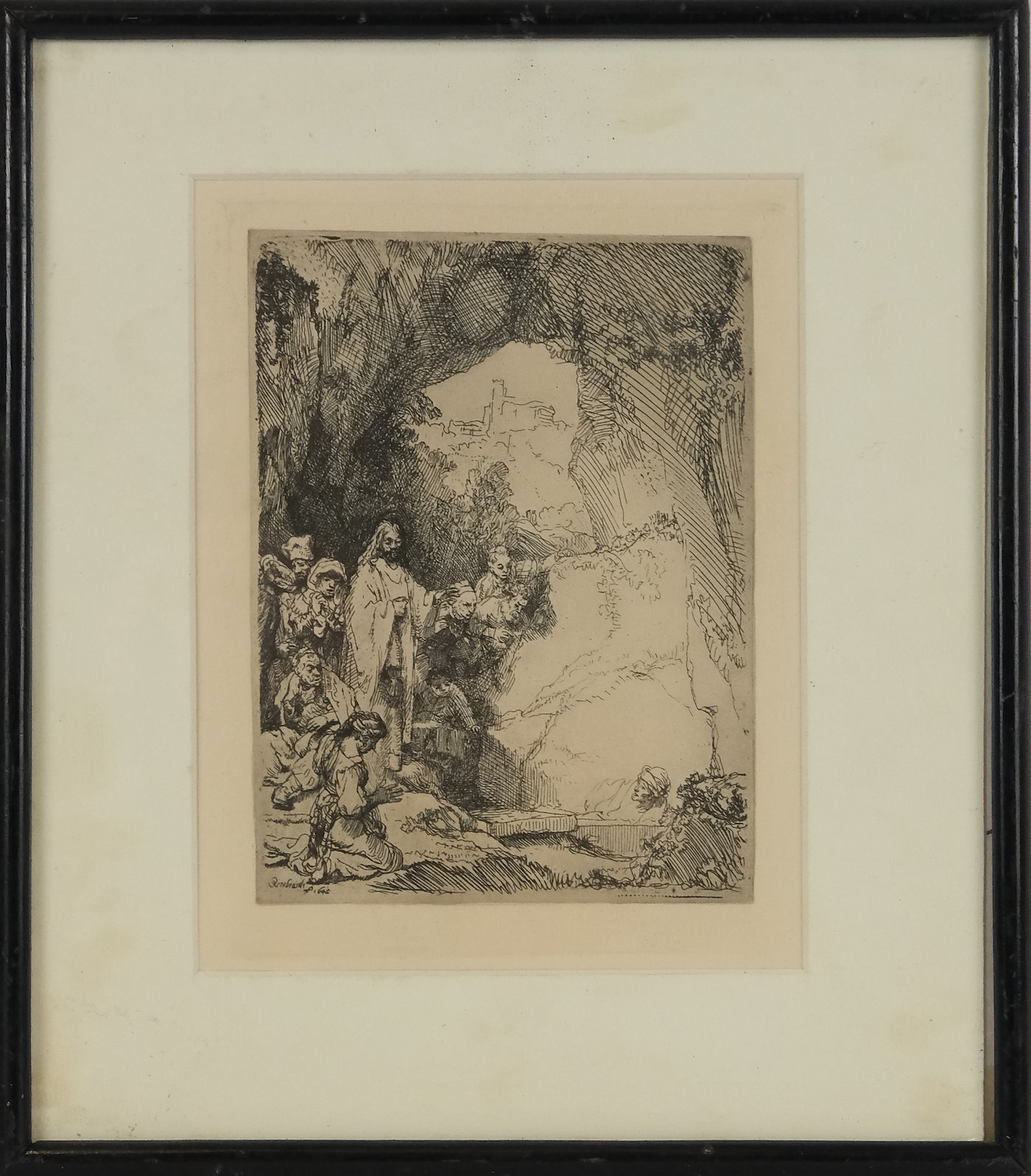 Rembrandt van Rijn - Lazarovo zmrtvýchvstání