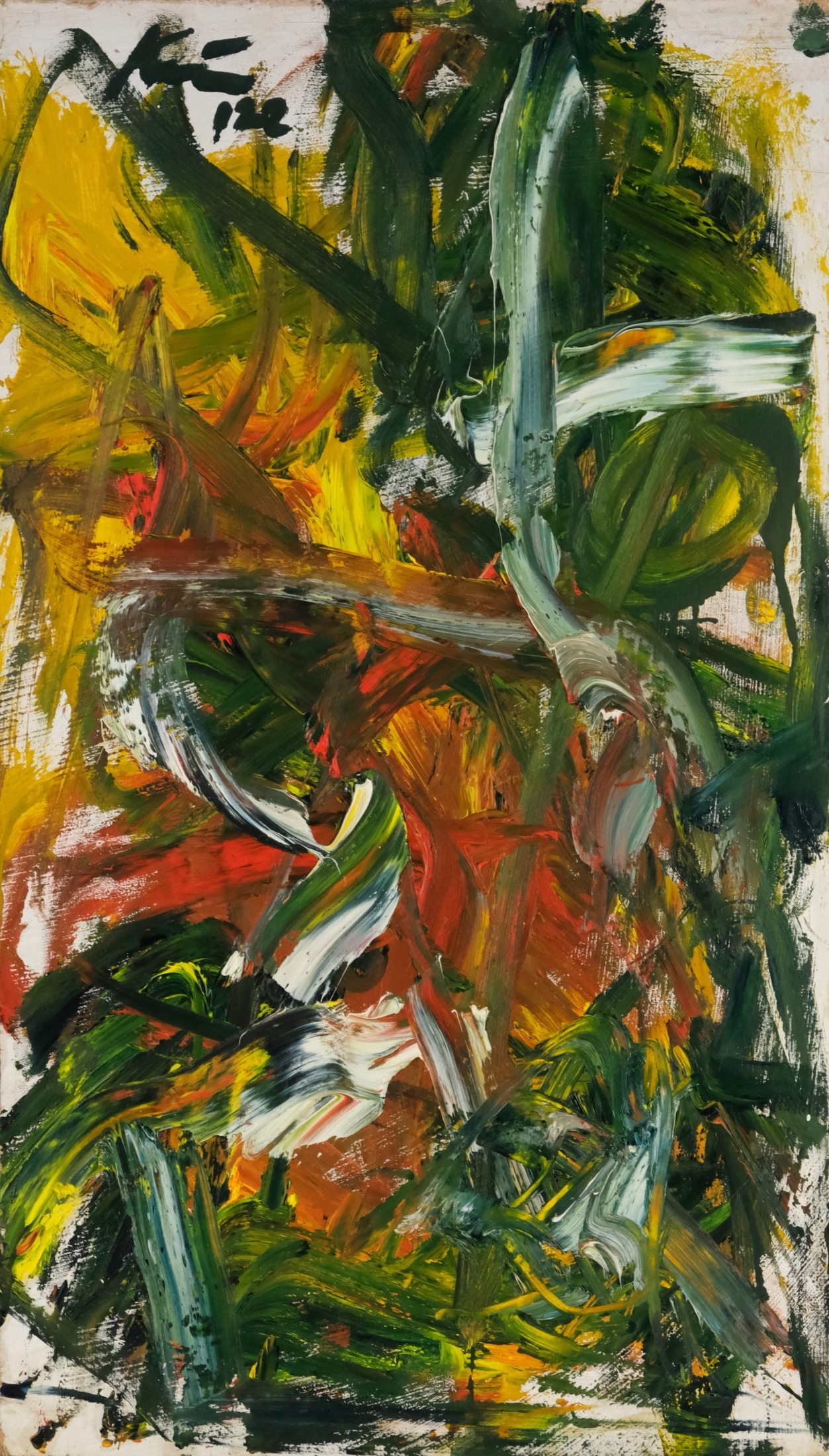 Antonín Kroča - Abstrakce v zelené