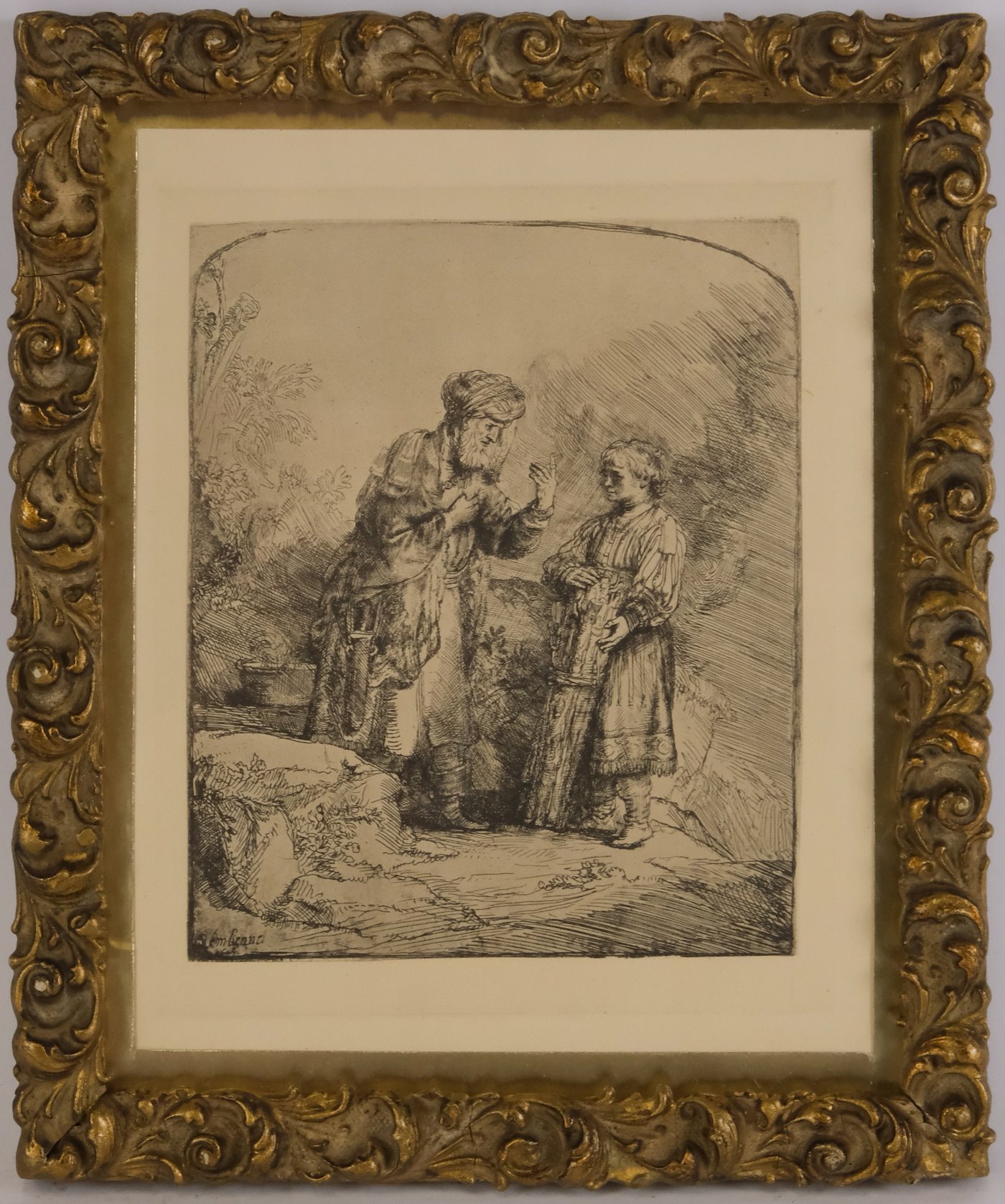 Rembrandt van Rijn - Abrahám a Izaak