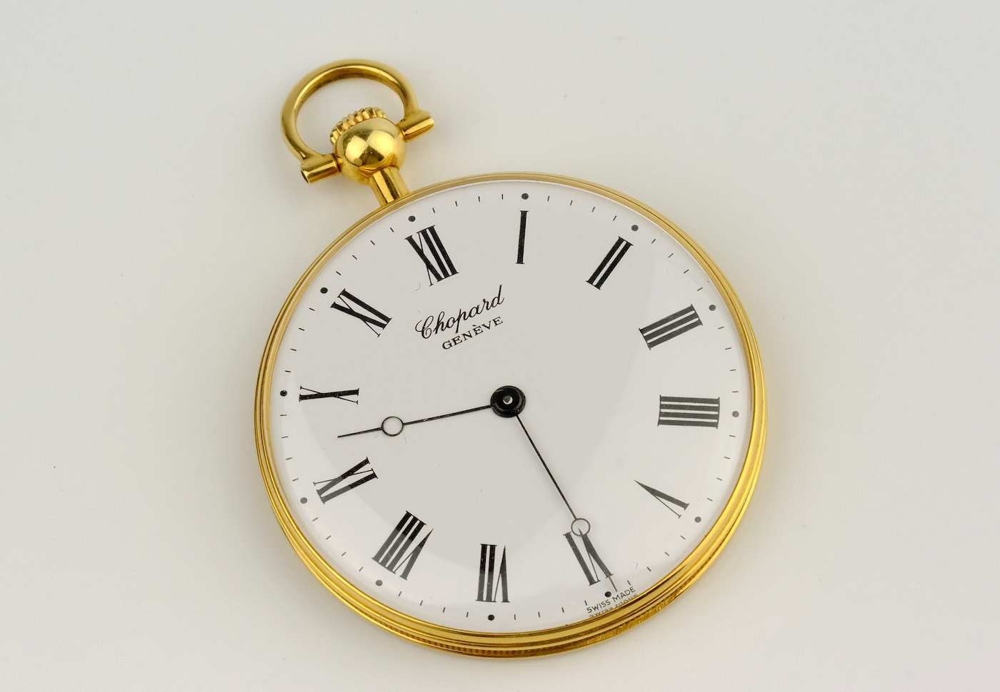 Chopard Genéve - Jednoplášťové kapesní hodinky, zlato 750/1000, hrubá hmotnost 46,25 g