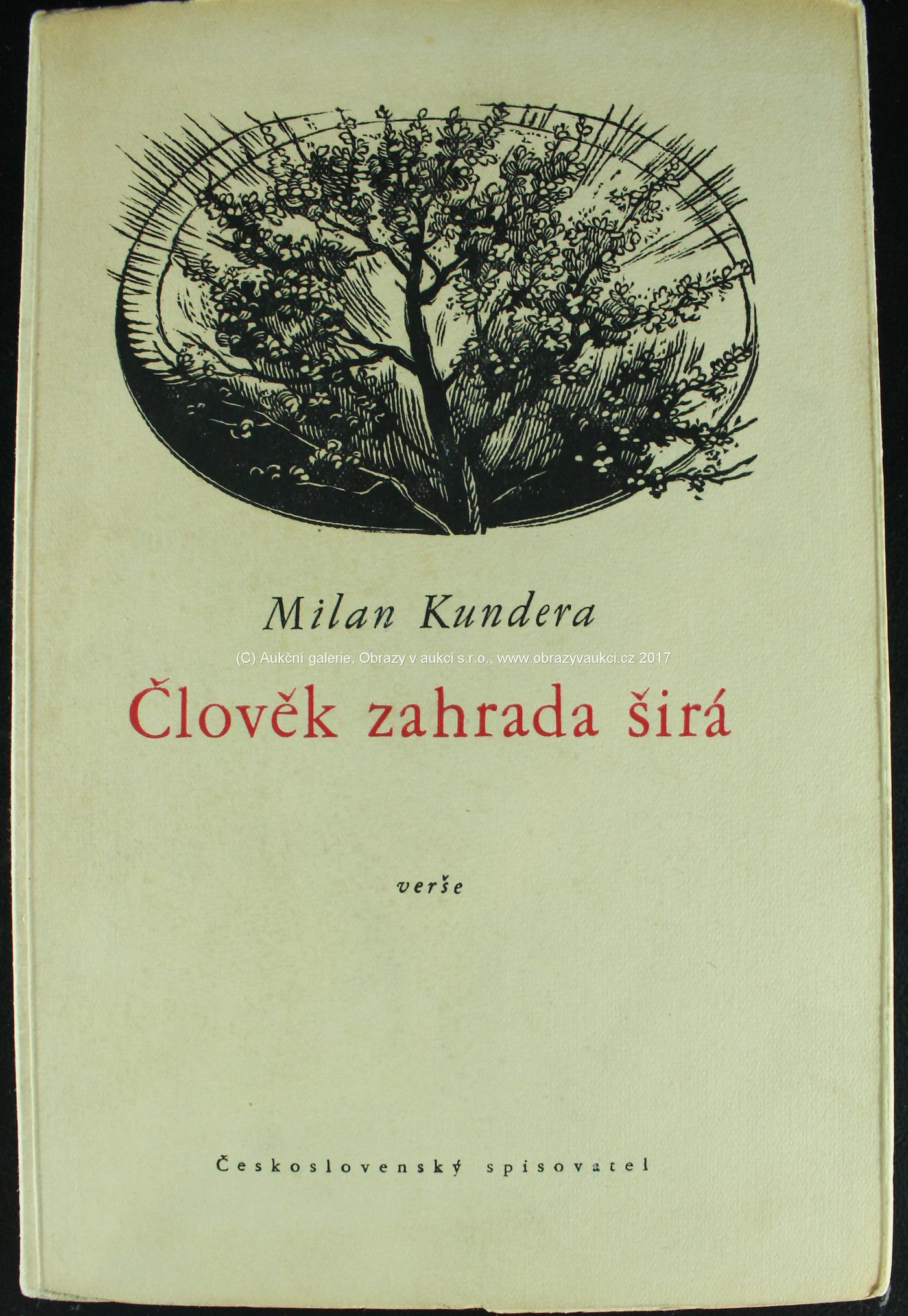 Milan Kundera - Člověk zahrada širá - prvotina