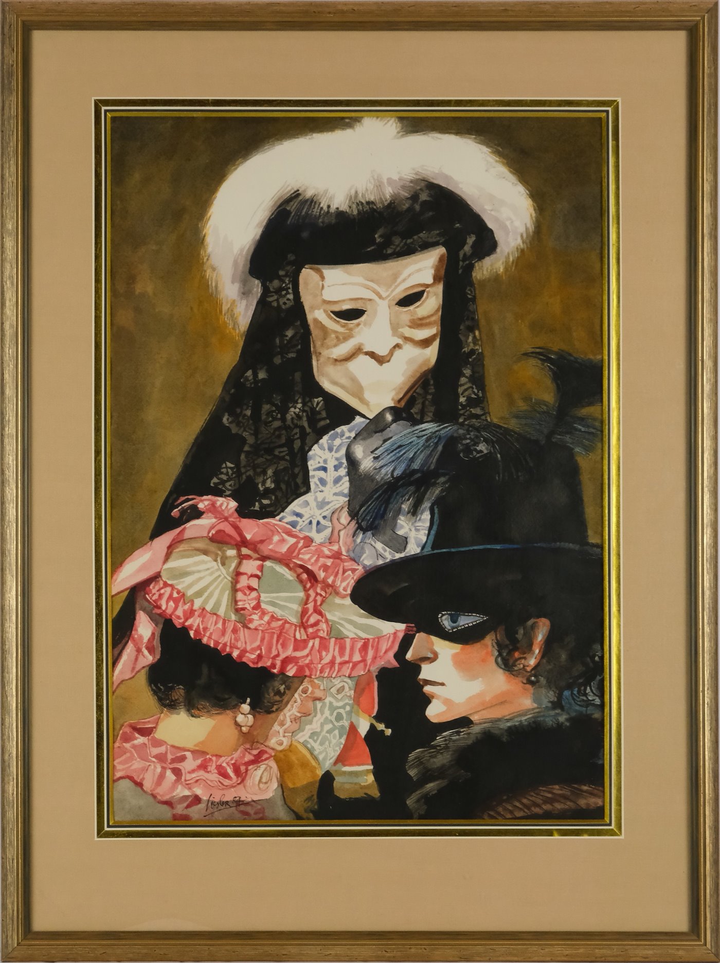 Josef Liesler - Masky benátského karnevalu