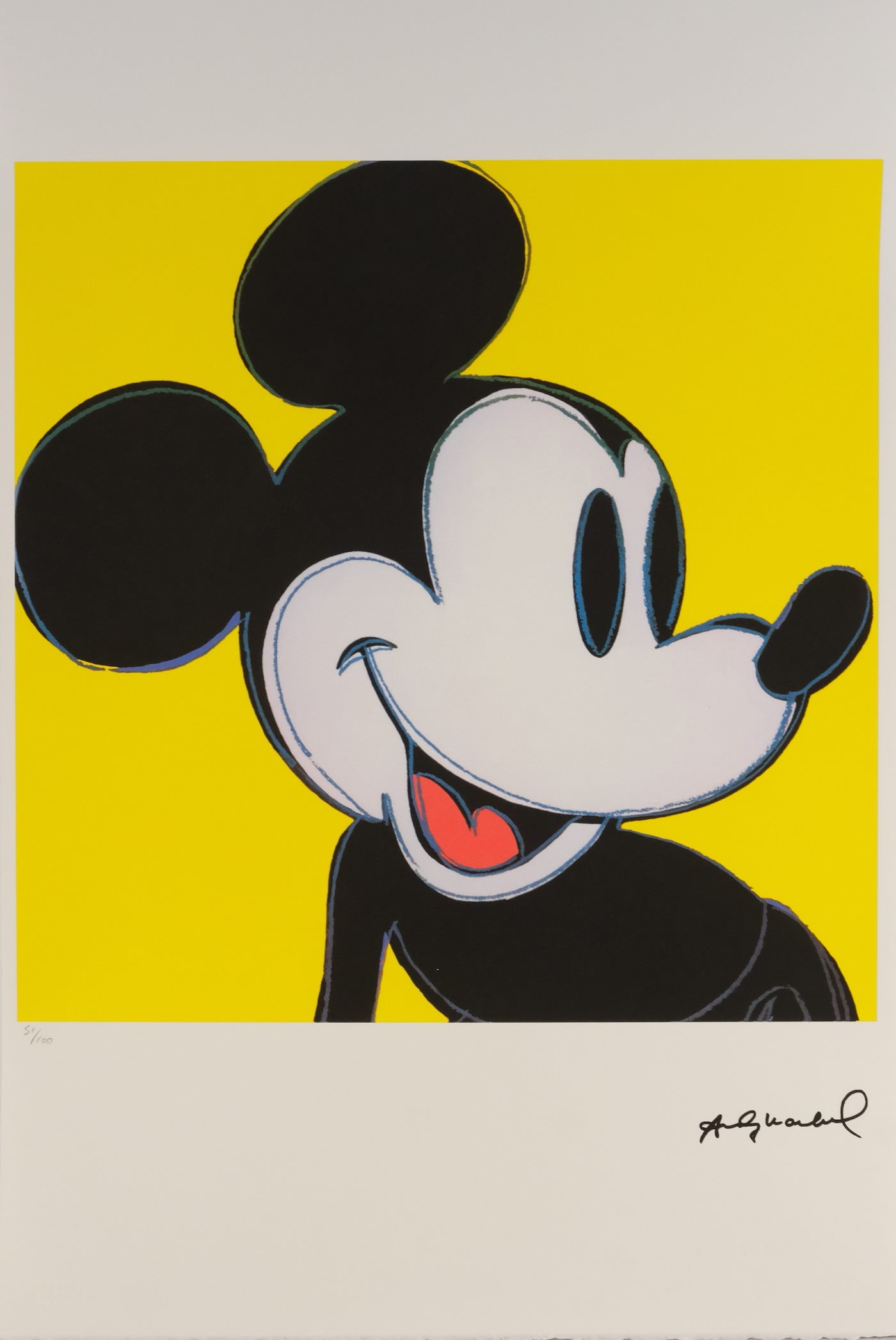 Andy Warhol - Mickey Mouse Yellow