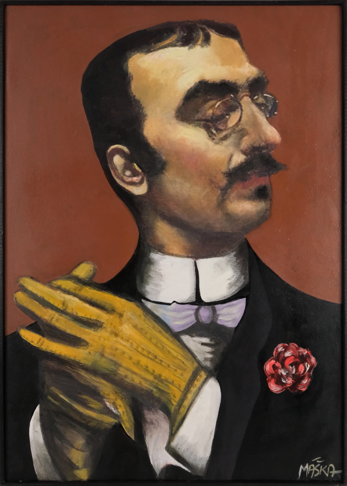 Jiří Máška - Henri de Toulous - Lautrec se žlutou rukavicí