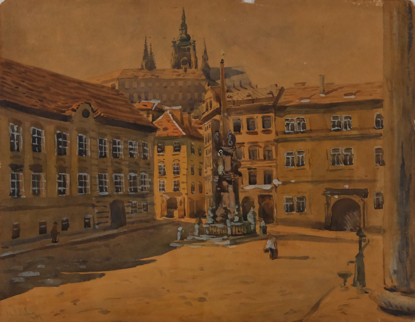 Alexander J. Pelíšek - Malostranské náměstí
