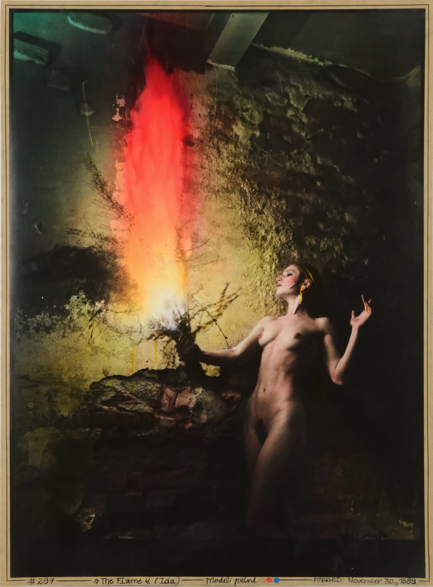 Jan Saudek - The Flame (Ida)