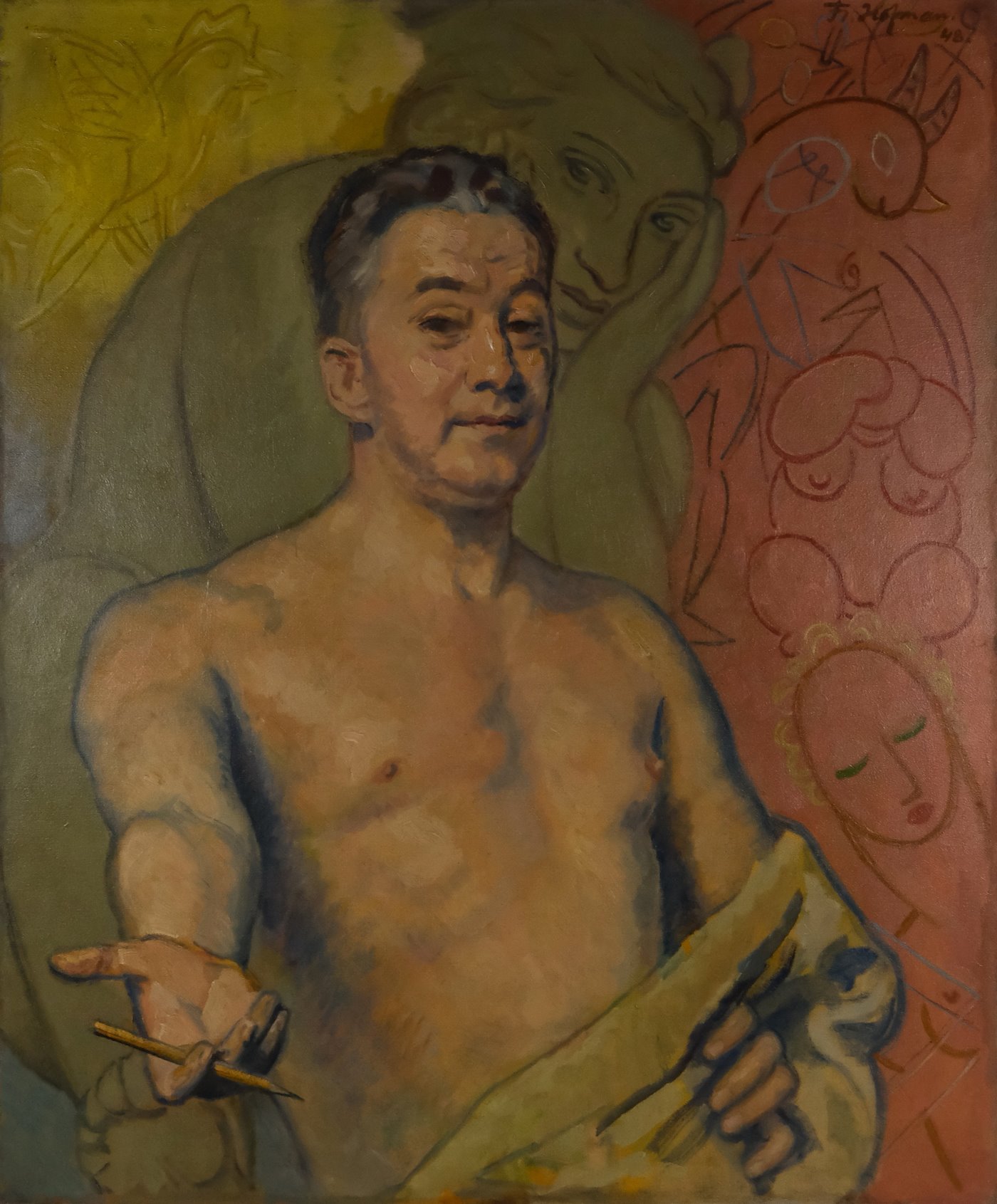 František Hofman - Autoportrét
