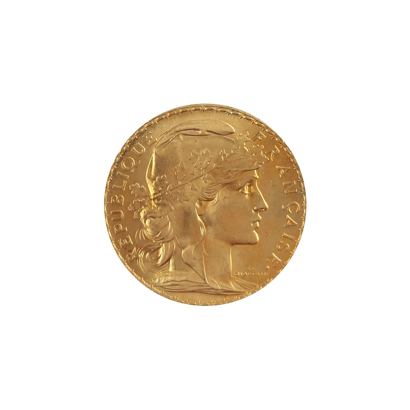 .. - Francie zlatý 20 frank ROOSTER 1907
