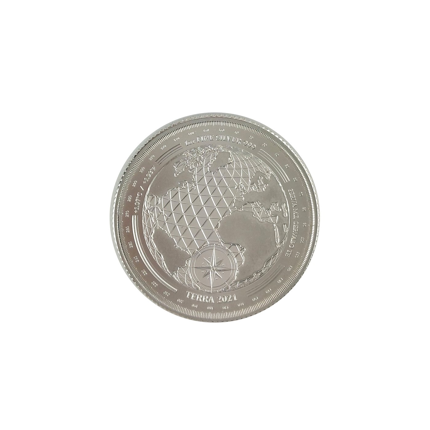 .. - Tokelau 2021 1 unce stříbrná mince TERRA