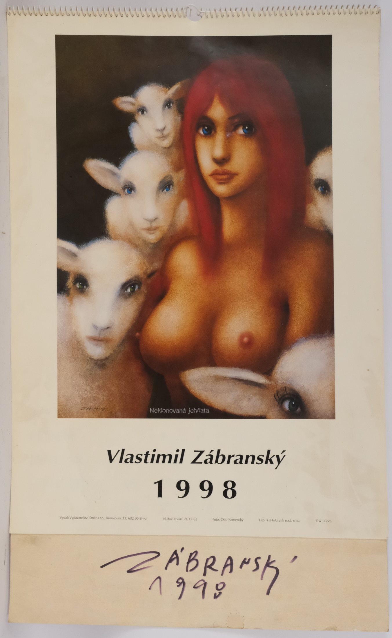 Vlastimil Zábranský - Kalendář 1998