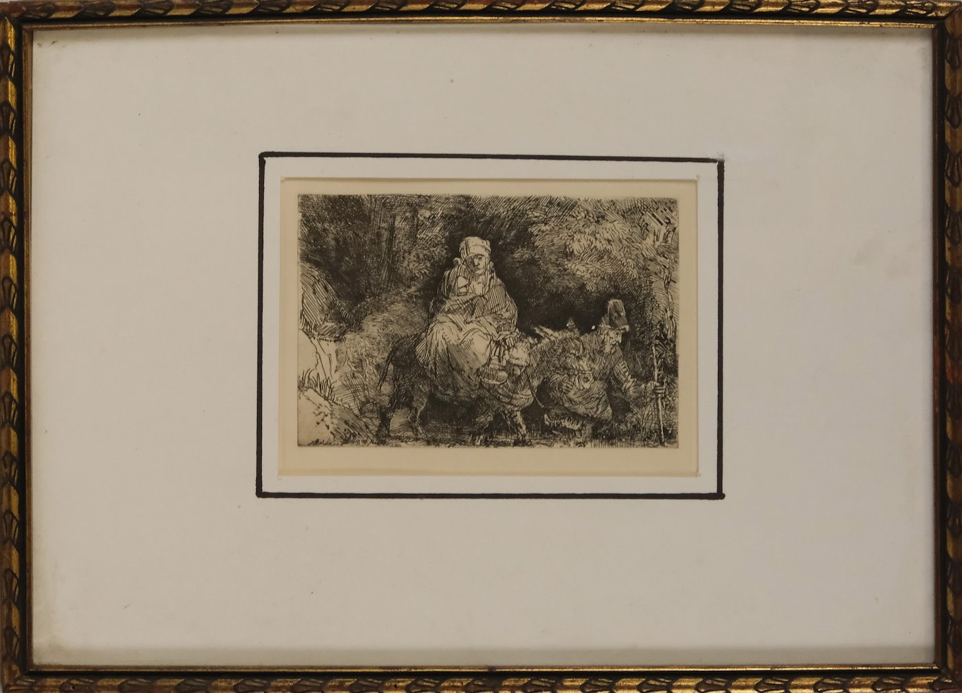 Rembrandt van Rijn - Svatá trojice na útěku
