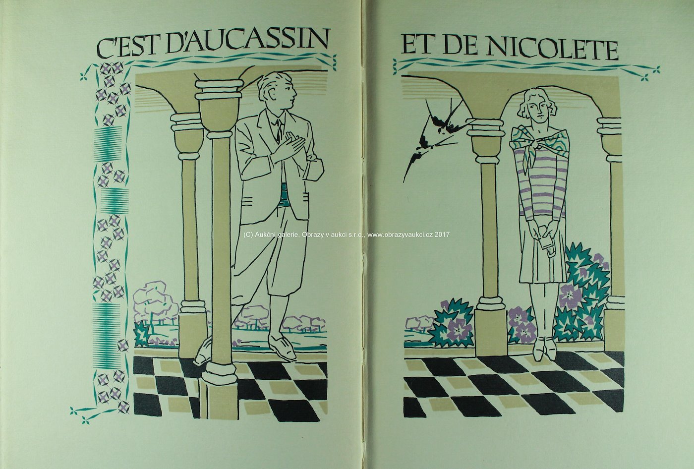 Vojtěch Preissig - Aucassin and Nicolete in English by Andrew Lang