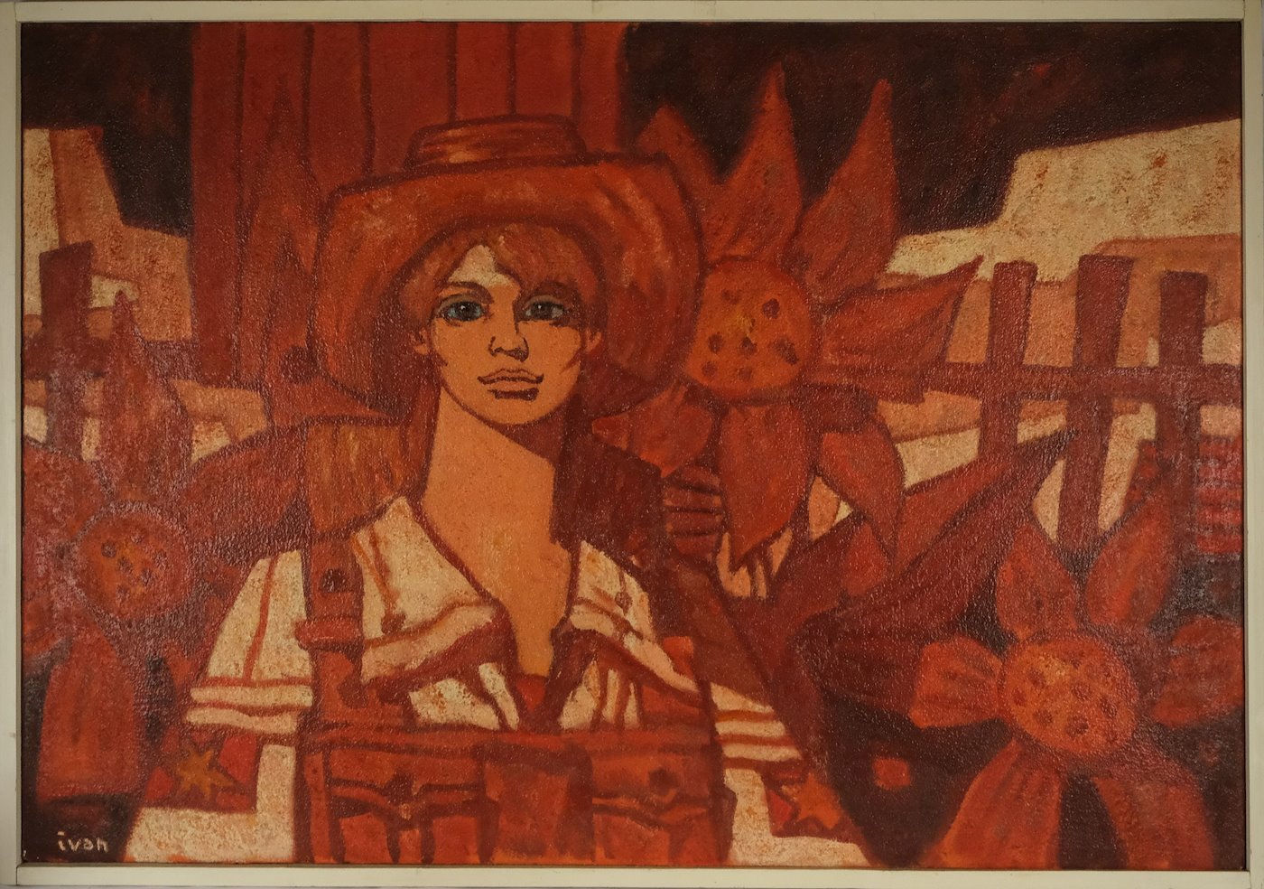 Ivan Sedliský - Dívka se slunečnicemi