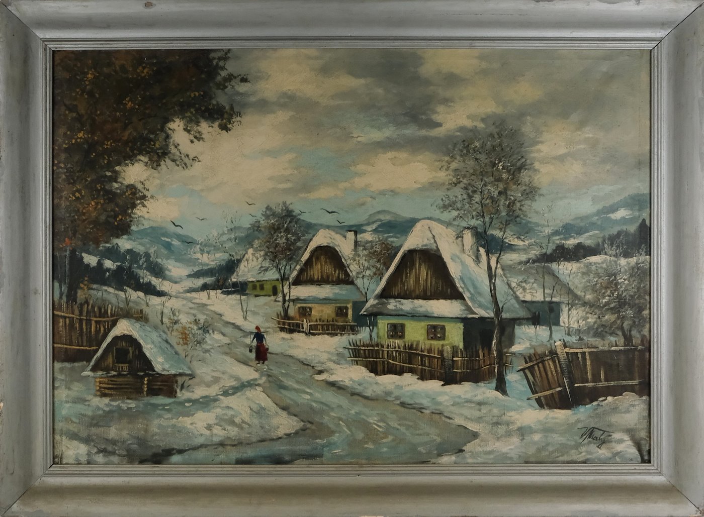 Václav Malý - Vesnice pod sněhem