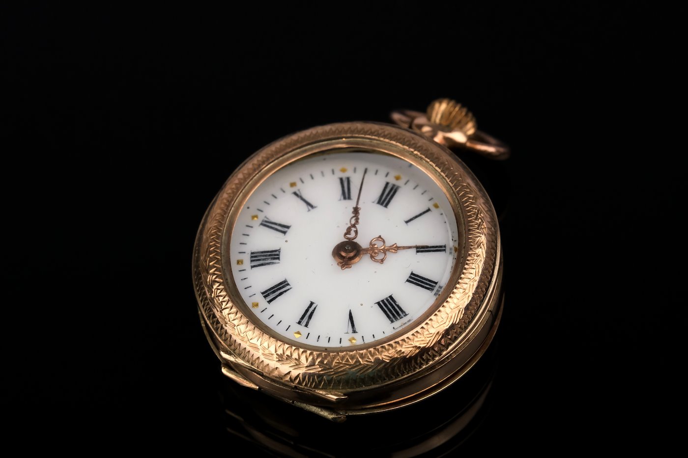.. - Dámské kapesní hodinky, zlato 333/1000, hrubá hmotnost 16,65 g