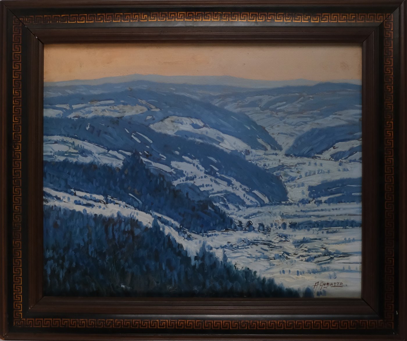 Antonín Augusta - Zimní panorama