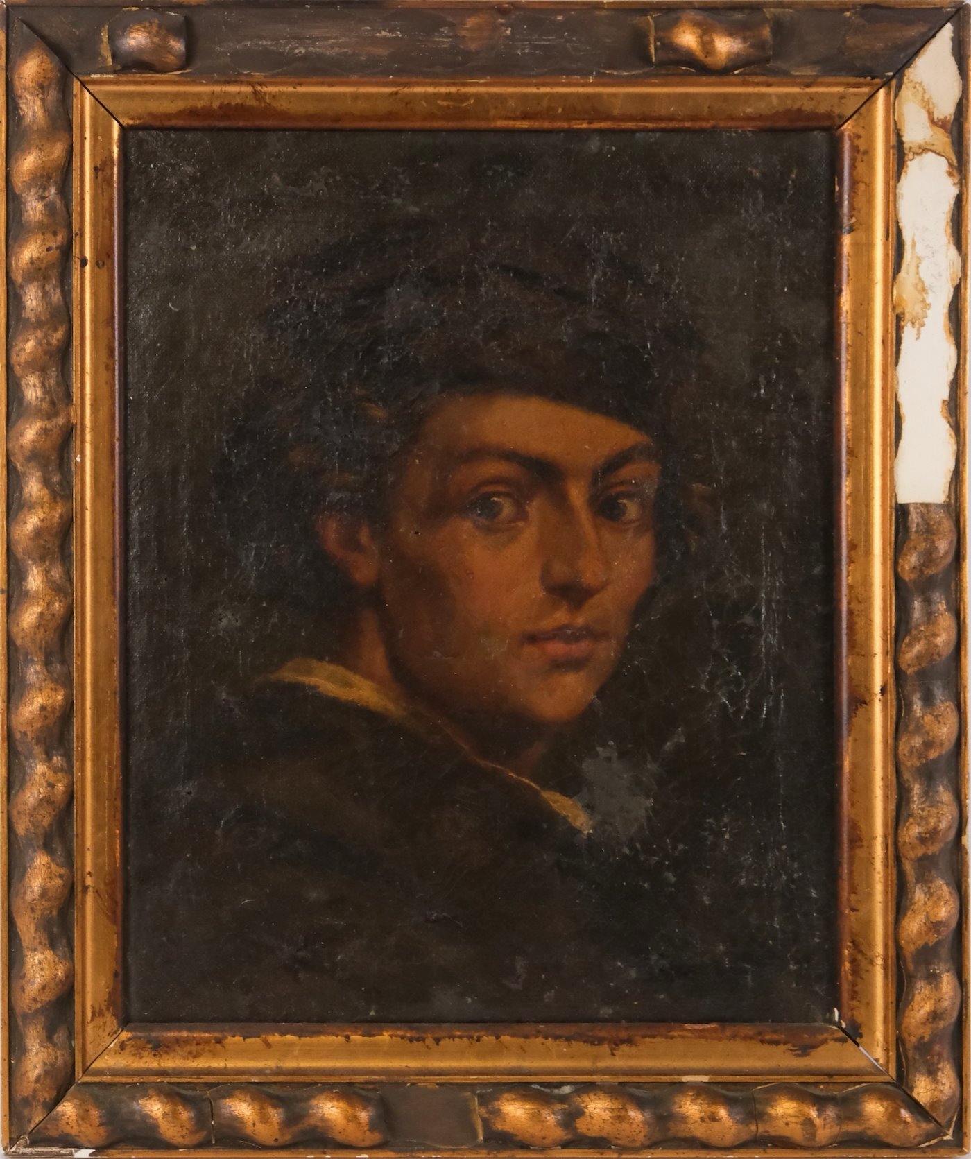 středoevropský malíř 19. století - Portrét mladíka
