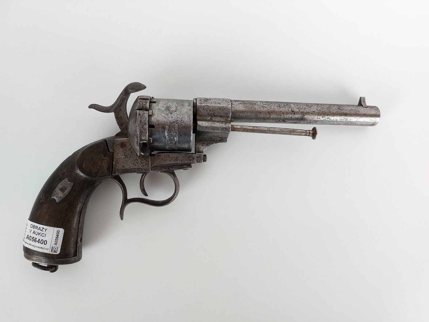 Neznámý autor - Revolver systému lefaucheux, ráže 12mm, zdoben rytinou