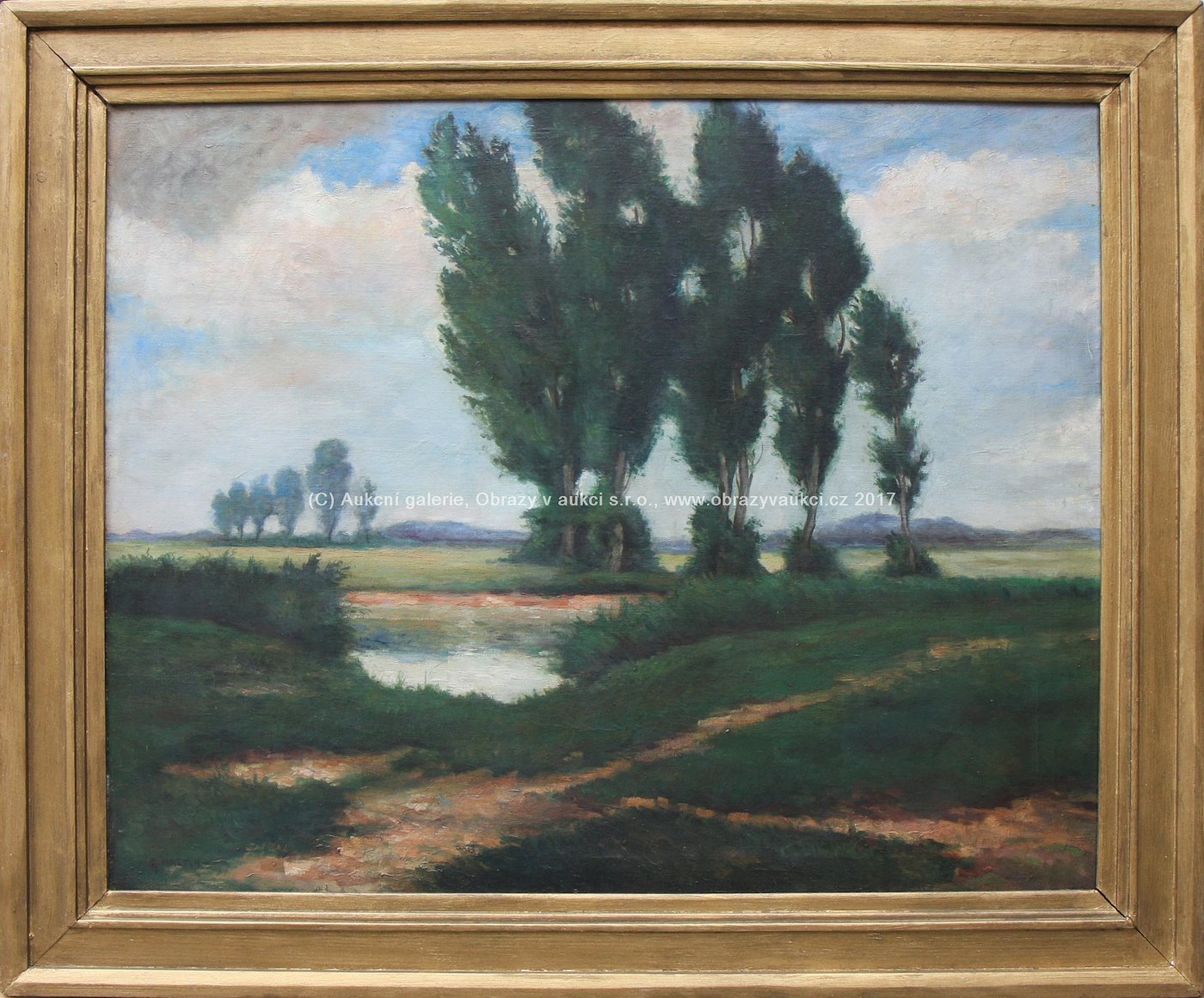 Gustav Macoun - Krajina s rybníkem