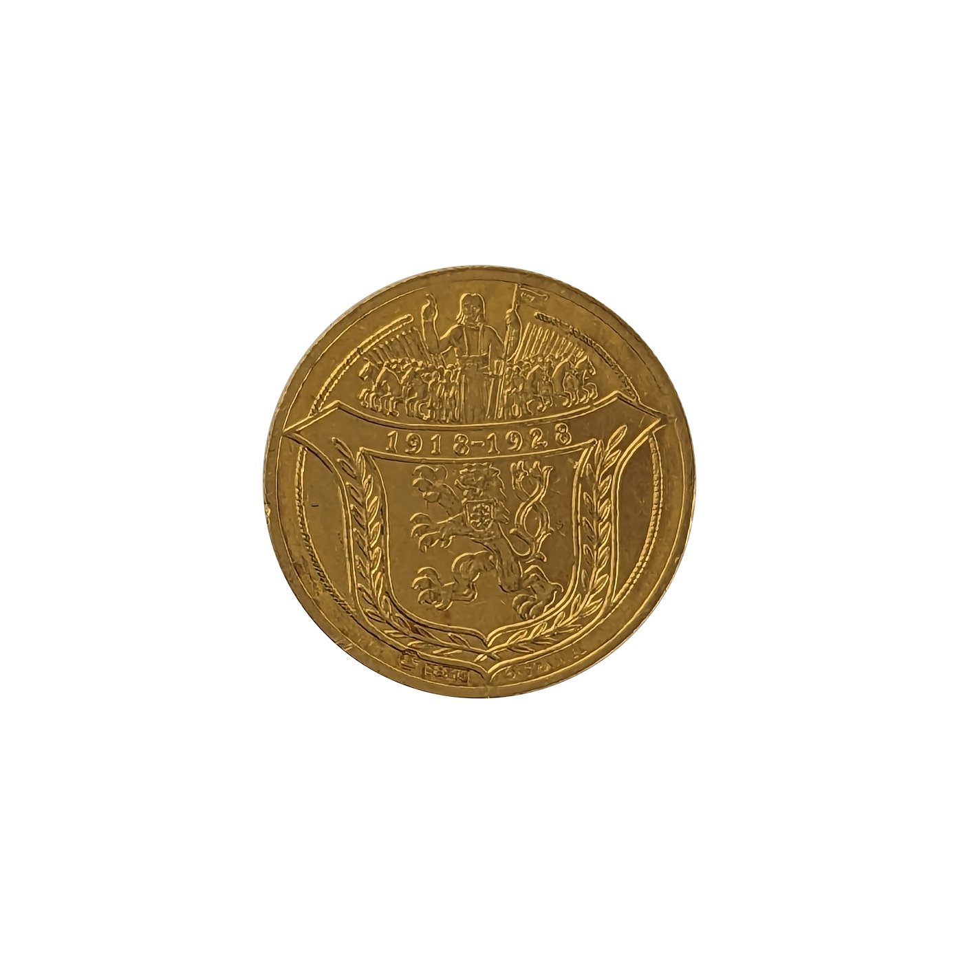 Zlatá mince - Jsem ražen z českého kovu 2 dukátová zlatá medaile 