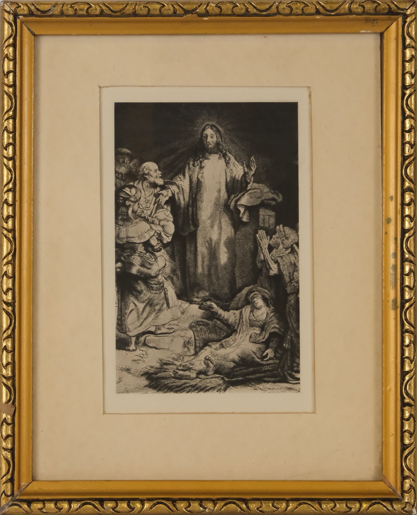 Rembrandt van Rijn - Ježíš uzdravuje
