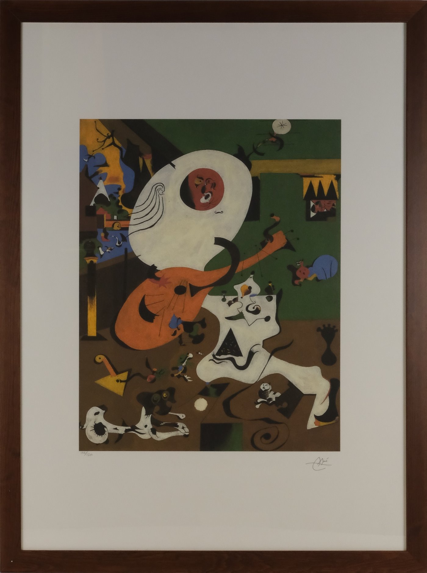 Joan Miró - Kompozice se zvířátky