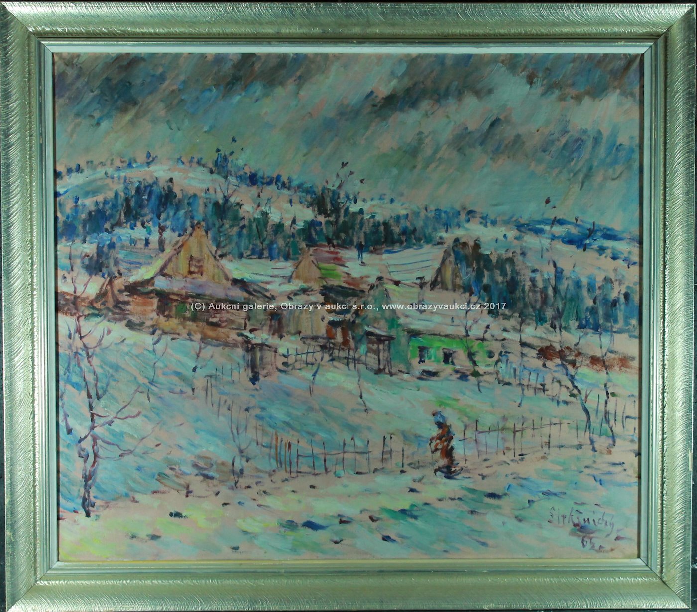 František Strážnický - Zima ve vesnici