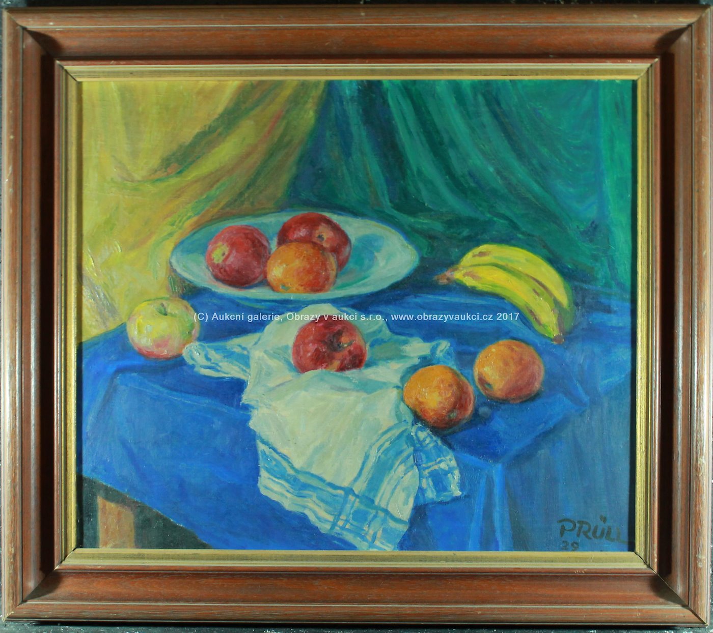 Emanuel Pryl - Zátiší s ovocem