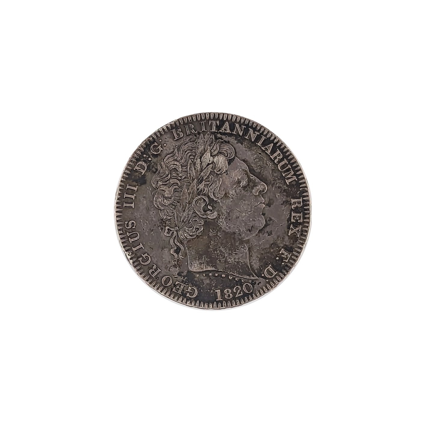 .. - Stříbro Velká Británie 1 Crown 1820 král Jiří III.