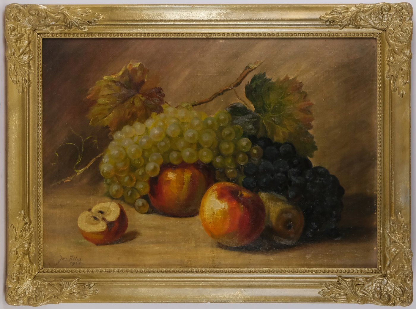 Josef Říha - Zátiší s ovocem