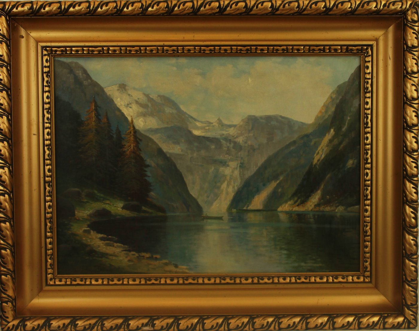 H. Wolff - Alpské jezero