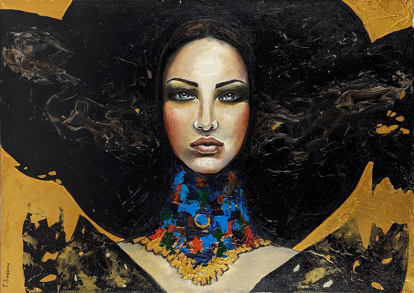 Tatiana Siedlová - Žena ve zlatém