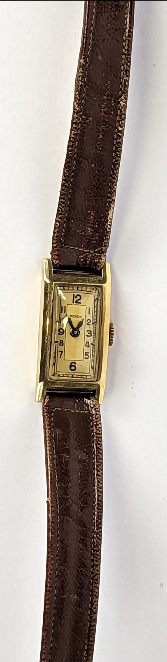 značeno Doxa - Dámské hodinky, zlato 585/1000, značeno platnou puncovní značkou "lyra", hrubá hmotnost 12,69 g