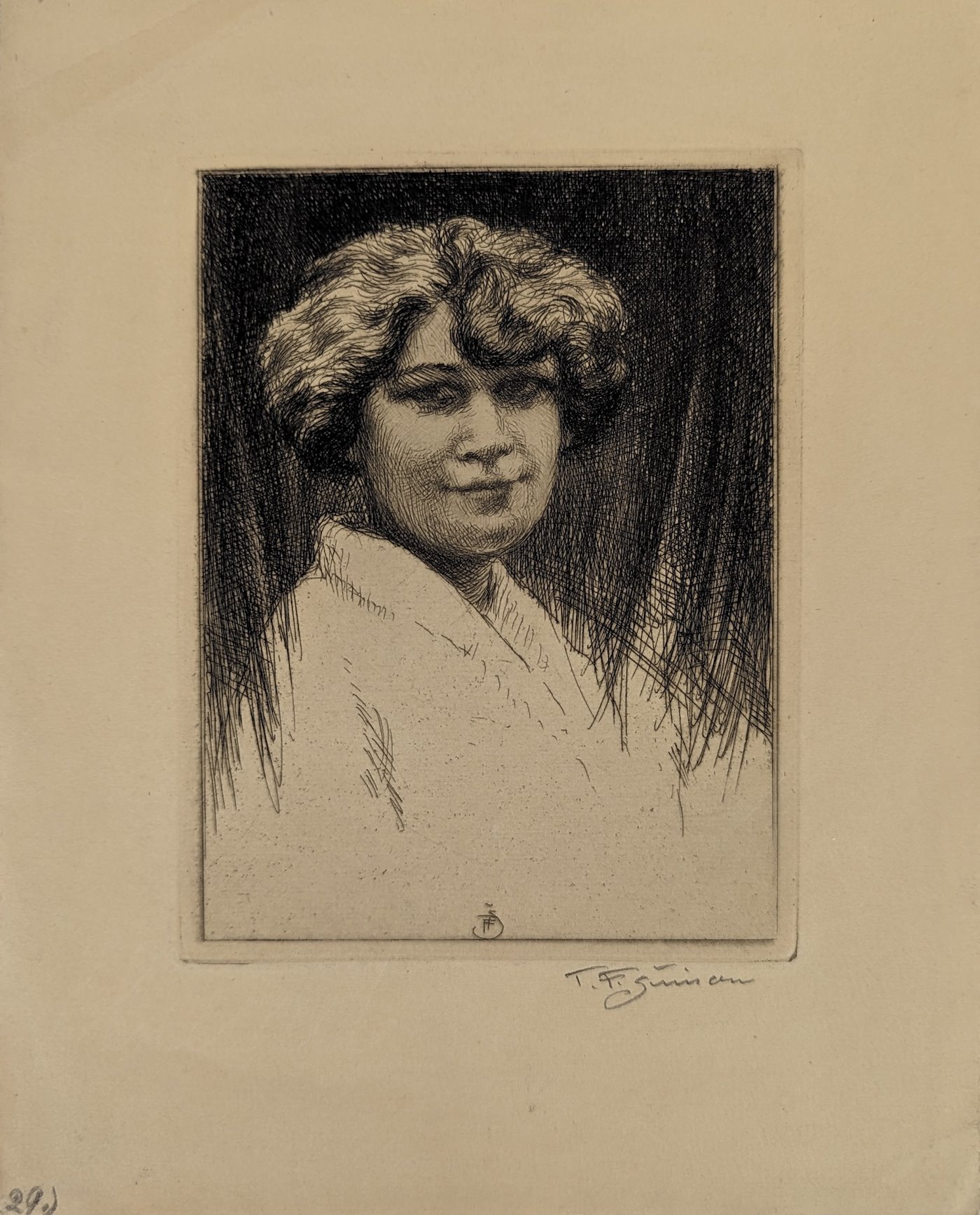 František Šimon Tavík - Portrét paní Voldánové