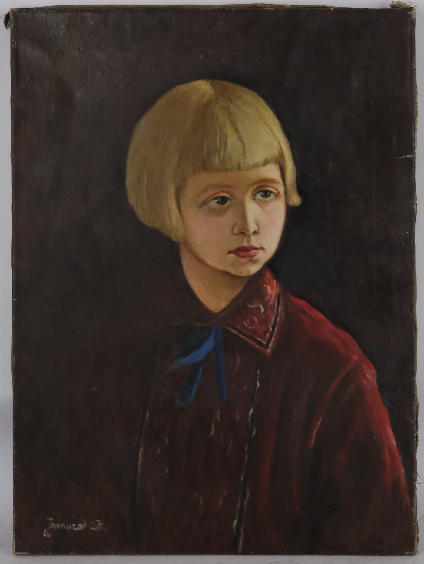 Josef Zamazal - Portrét děvčete