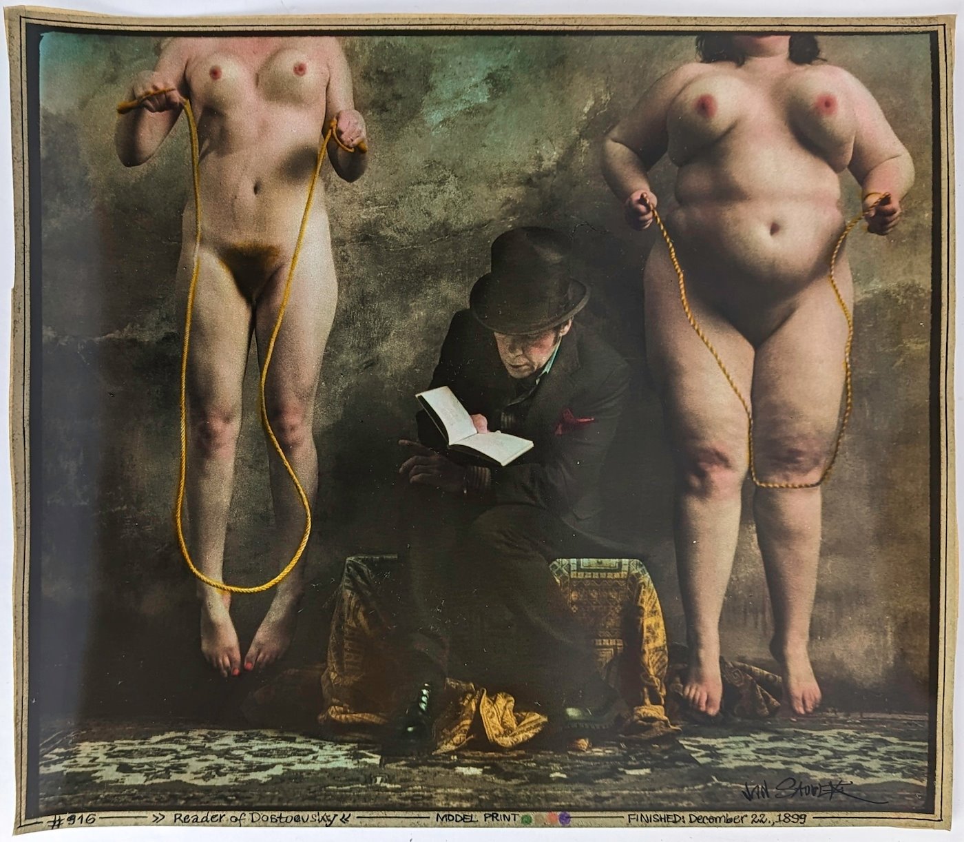 Jan Saudek - Reader of Dostoevsky