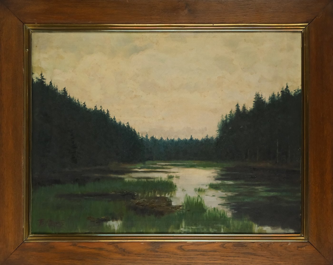 František Klimeš - Jezero v lesích